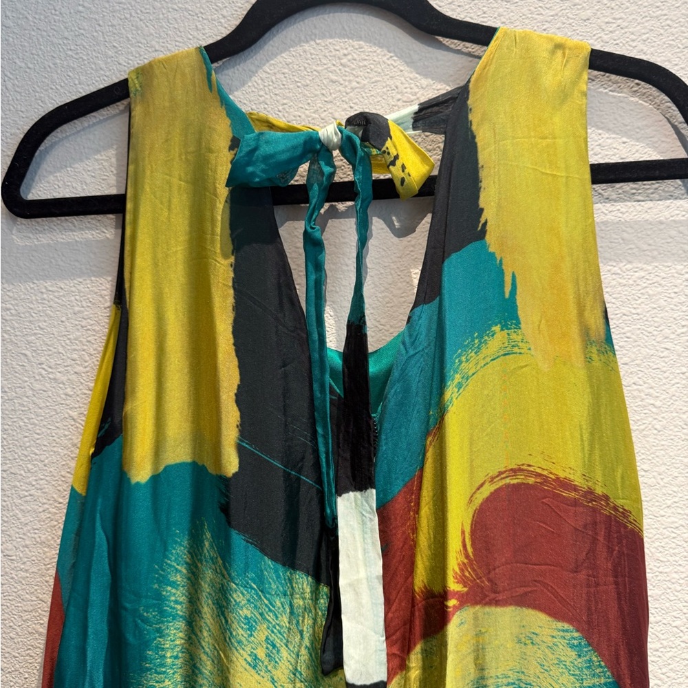 Ilenia Multicolor Sleeveless Maxi Dress - Picture 4 of 5